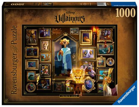 Ravensburger - Puzzle Villainous: King John, Collezione Villainous, 1000 Pezzi, Puzzle Adulti