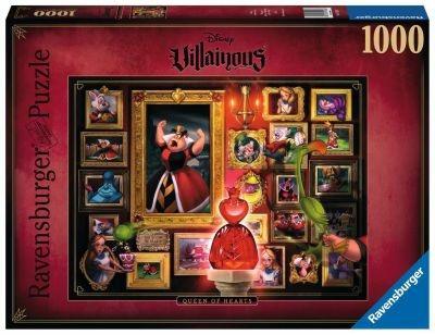 Ravensburger - Puzzle Villainous:Queen of Hearts, Collezione Villainous, 1000 Pezzi, Puzzle Adulti - 3