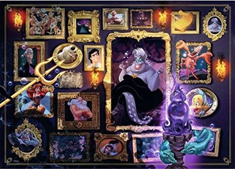 Ravensburger - Puzzle Villainous: Ursula, Collezione Villainous, 1000 Pezzi, Puzzle Adulti - 10