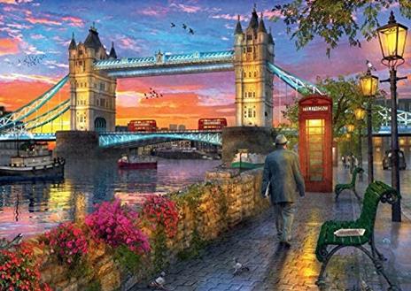 Ravensburger - Puzzle Tower Bridge al tramonto, 1000 Pezzi, Puzzle Adulti - 4