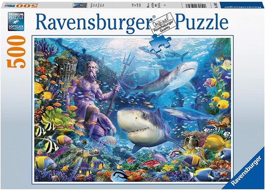 Ravensburger - Puzzle Re del Mare, 500 Pezzi, Puzzle Adulti - 4