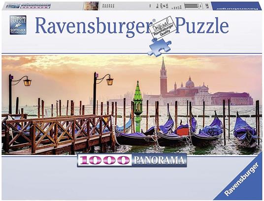 Ravensburger - Puzzle Gondole A Venezia, 1000 Pezzi, Puzzle Adulti - 2