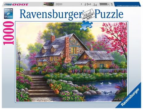 Romantica casa di campo Ravensburger Puzzle 1000 pz - Fantasy