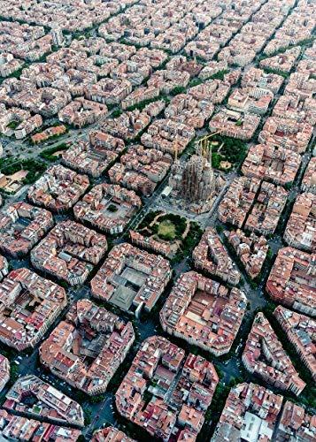 Ravensburger - Puzzle Barcelona vista dall'alto, 1000 Pezzi, Puzzle Adulti - 4