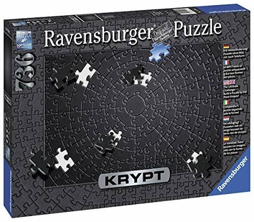 Ravensburger - Puzzle Krypt Black, 736 Pezzi, Puzzle Adulti - 4