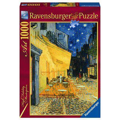 Ravensburger - Puzzle Van Gogh: Caffè di Notte, Art Collection, 1000 Pezzi,  Puzzle Adulti - Ravensburger - Art collection - Puzzle da 1000 a 3000 pezzi  - Giocattoli