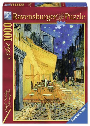 Ravensburger - Puzzle Van Gogh: Caffè di Notte, Art Collection, 1000 Pezzi, Puzzle Adulti