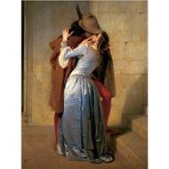 Ravensburger - Puzzle Hayez: Il Bacio, Art Collection, 1000 Pezzi, Puzzle Adulti