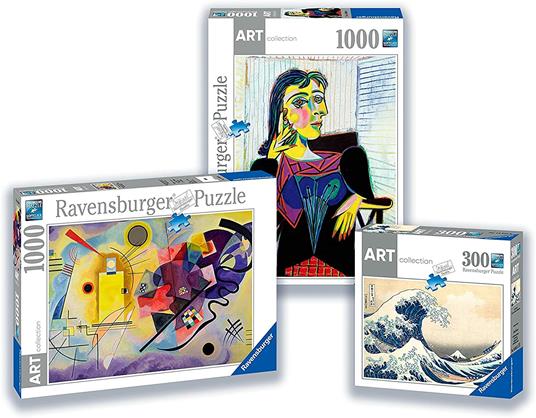 Ravensburger - Puzzle Raffaello: Cherubini, Art Collection, 1000 Pezzi, Puzzle Adulti - 6