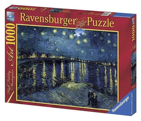 Ravensburger - Puzzle Van Gogh: Notte Stellata, Art Collection, 1000 Pezzi, Puzzle Adulti - 5