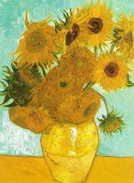 Ravensburger - Puzzle Van Gogh: Vaso di girasoli, Art Collection, 1000 Pezzi, Puzzle Adulti