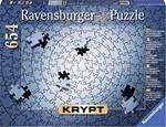 Ravensburger - Puzzle Krypt Silver, 654 Pezzi, Puzzle Adulti