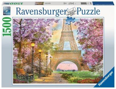 Ravensburger - Puzzle Amore a Parigi, 1500 Pezzi, Puzzle Adulti - 10