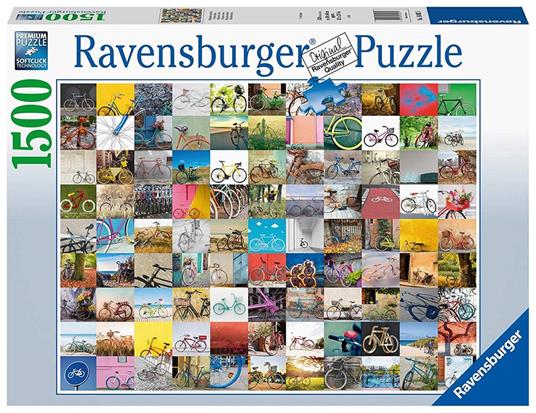 Ravensburger - Puzzle 99 biciclette e altro ..., 1500 Pezzi, Puzzle Adulti - 3