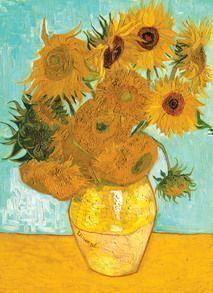 Ravensburger - Puzzle Van Gogh: Vaso di girasoli, Art Collection, 1500 Pezzi, Puzzle Adulti - 2