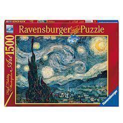 Ravensburger - Puzzle Van Gogh: Notte stellata, Art Collection, 1500 Pezzi, Puzzle Adulti - 2