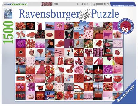 99 belle cose rosse Ravensburger Puzzle 1500 pz - 3