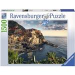 Ravensburger - Puzzle Vista delle Cinque Terre, 1500 Pezzi, Puzzle Adulti
