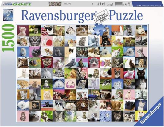 Puzzle 1500 pezzi 99 Gatti (16235)