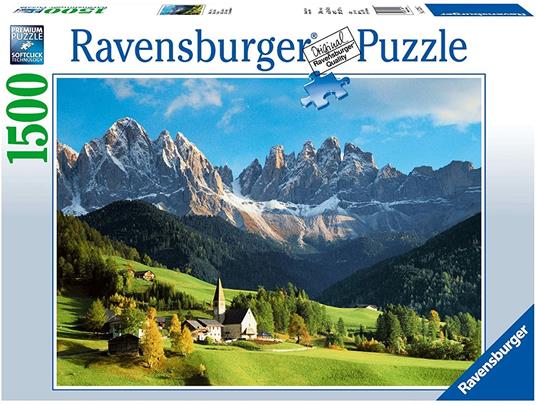 Ravensburger - Puzzle Veduta delle Dolomiti, 1500 Pezzi, Puzzle Adulti - 7