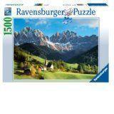 Ravensburger - Puzzle Veduta delle Dolomiti, 1500 Pezzi, Puzzle Adulti