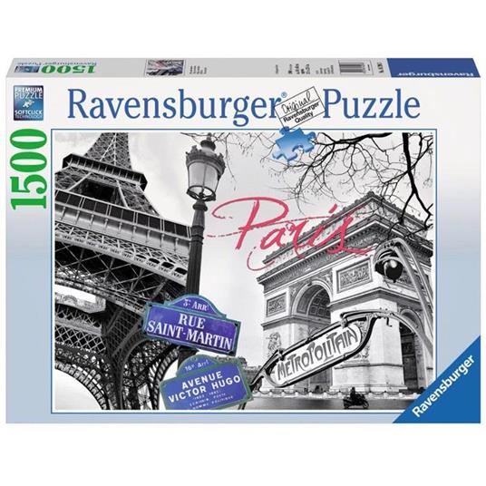 A Parigi Puzzle 1500 pezzi Ravensburger (16296) - 5
