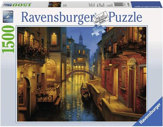 Ravensburger - Puzzle Canale Veneziano, 1500 Pezzi, Puzzle Adulti - 5