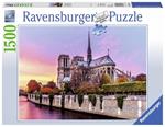 Notre Dame al tramonto Puzzle 1500 pezzi Ravensburger (16345)