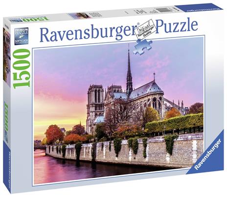 Notre Dame al tramonto Puzzle 1500 pezzi Ravensburger (16345) - 3