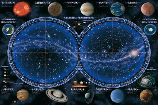 Ravensburger - Puzzle Planisfero celeste, 1500 Pezzi, Puzzle Adulti - 3
