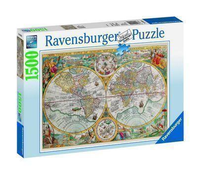 Ravensburger - Puzzle Mappamondo storico, 1500 Pezzi, Puzzle Adulti - 2