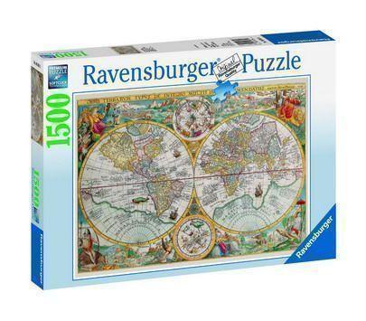 Ravensburger - Puzzle Mappamondo storico, 1500 Pezzi, Puzzle Adulti - 6