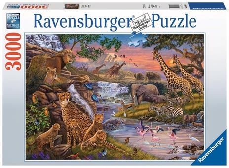 Ravensburger - Puzzle Il regno animale, 3000 Pezzi, Puzzle Adulti - 2