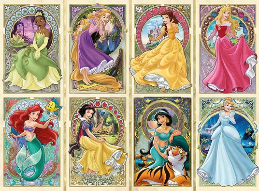 Ravensburger - Puzzle Principesse dell'Art Nouveau, Disney, 1000 Pezzi, Puzzle Adulti - 2