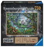 Ravensburger Puzzle Unicorno, Escape Puzzle, 759 pezzi, Puzzle Adulti