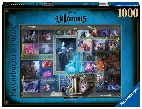 Ravensburger - Puzzle Villainous: Hades, Collezione Villainous, 1000 Pezzi, Puzzle Adulti