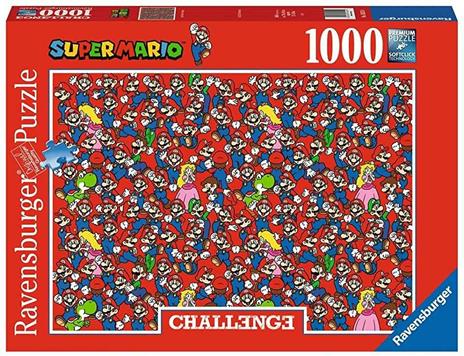 Ravensburger - Puzzle Super Mario, Collezione Challenge, 1000 Pezzi, Puzzle Adulti