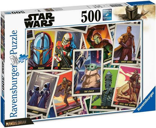 Ravensburger - Puzzle The Mandalorian "The Child", 500 Pezzi, Puzzle Adulti - 2