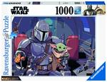 Ravensburger - Puzzle The Mandalorian, Star Wars, 1000 Pezzi, Puzzle Adulti