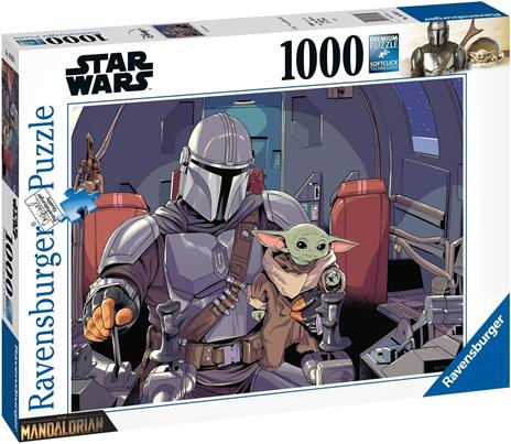 Ravensburger - Puzzle The Mandalorian, Star Wars, 1000 Pezzi, Puzzle Adulti - 2