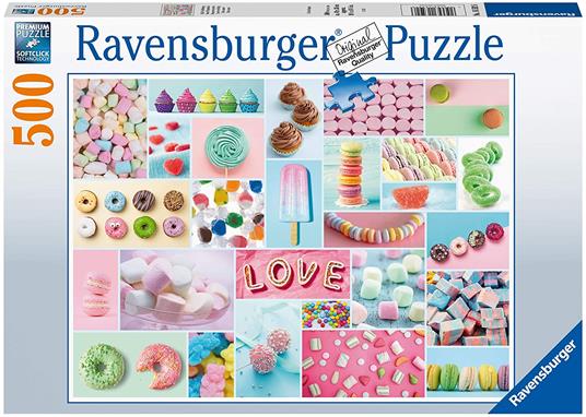 Ravensburger - Puzzle Dolce Amore, 500 Pezzi, Puzzle Adulti