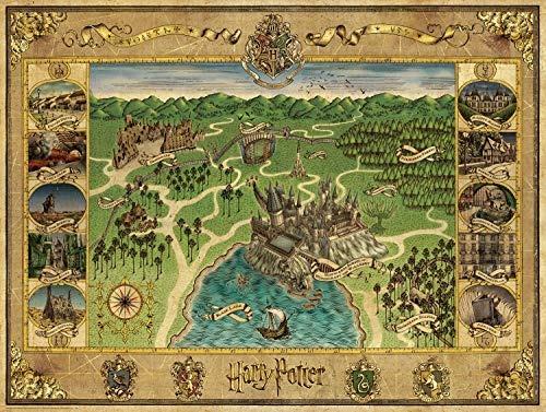Ravensburger - Puzzle Mappa di Hogwarts, 1500 Pezzi, Puzzle Adulti - 3