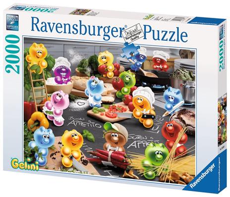 2000 Teile. GEL: Küche, Kochen, Leidenschaft. Ravensburger 4005556166084 puzzle 2000 pezzo(i)