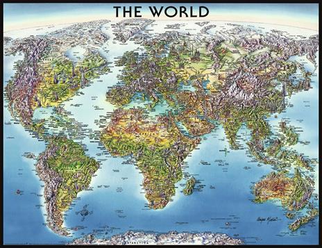 World Map Puzzle 2000 pezzi Ravensburger (16683) - 3