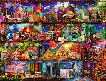 Ravensburger - Puzzle Miracoloso mondo dei libri, 2000 Pezzi, Puzzle Adulti - 5