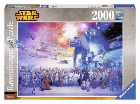 Ravensburger - Puzzle Star Wars, 2000 Pezzi, Puzzle Adulti - 2