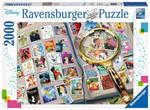 Puzzle da 2000 pezzi. I Miei Francobolli Preferiti. Ravensburger 00.016.706 puzzle Puzzle con tessere 2000 pezzo(i)