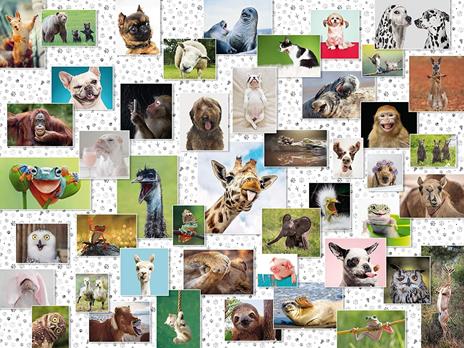 Ravensburger - Puzzle Collage di animali divertenti, 1500 Pezzi, Puzzle Adulti - 3