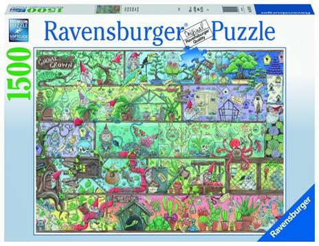 Ravensburger - Puzzle Gnomo a scaffale, 1500 Pezzi, Puzzle Adulti
