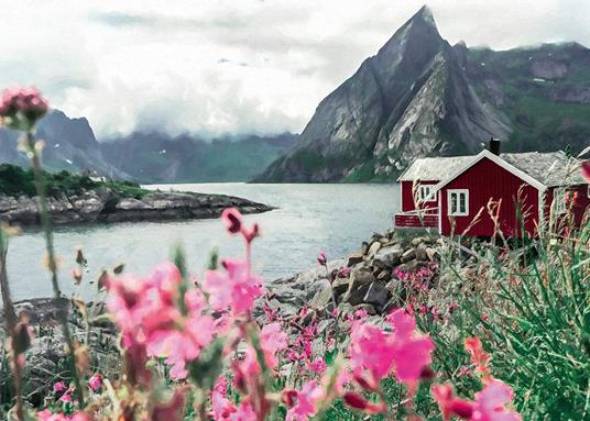 Ravensburger - Puzzle Lofoten, Norvegia, Collezione Scandinavian Places, 1000 Pezzi, Puzzle Adulti - 3